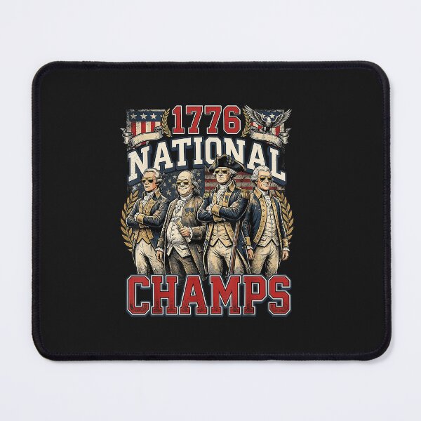 Item preview, 1776 National Champs Funny Patriotic America Founding Father designed and sold by FrankIsabel.