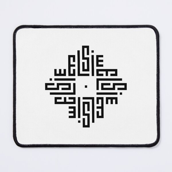 Item preview, ELISIE | Black | Modern Geometric Kufi Calligraphy | From Name to Art designed and sold by FOR YOUR NAME.