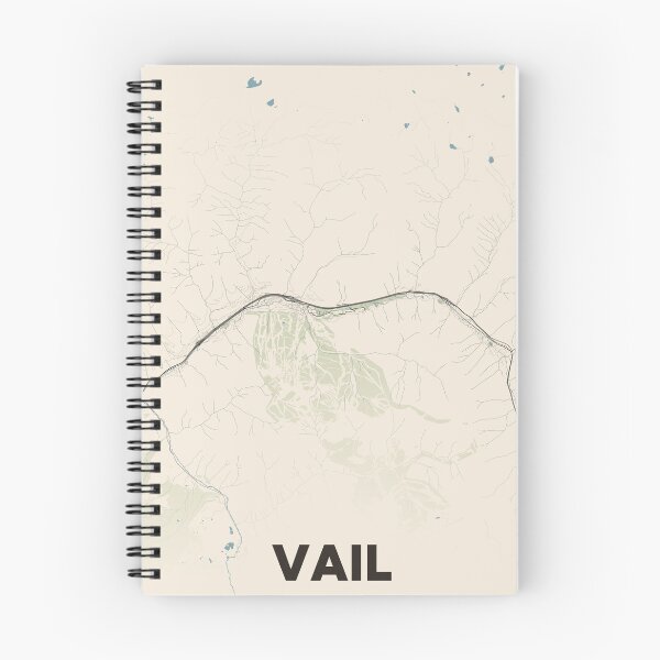 Artikelvorschau, Vail-Karte entworfen und verkauft von MapsNerd.
