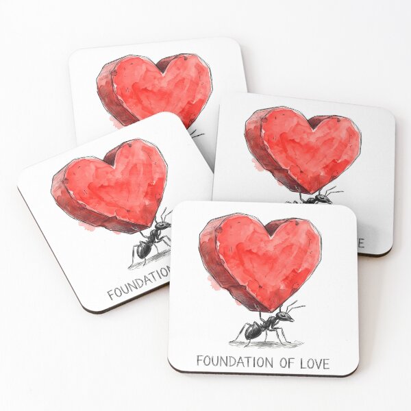 Item preview, Foundation of Love Hardworking Ant Symbolic Art designed and sold by SoulPT.