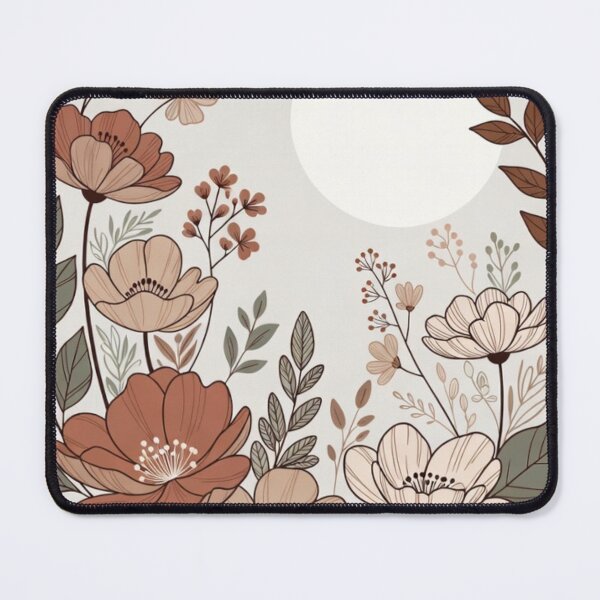 Item preview, Minimal Boho Floral Circle Illustration | Neutral Botanical Wall Art designed and sold by GalleryPeak.