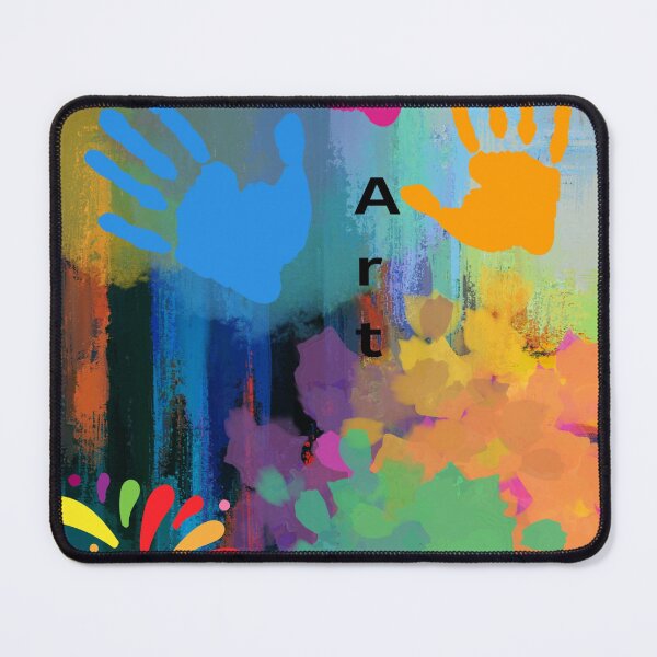 Item preview, Digital art colourful painting blue yellow white green black designed and sold by Berryegale .