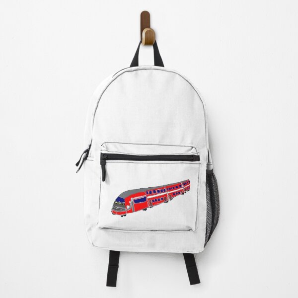 Item preview, Red Modern Train Passenger Express Locomotive designed and sold by Shirdeutch.