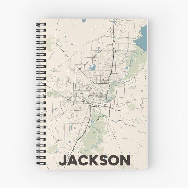Item preview, Jackson Map designed and sold by MapsNerd.