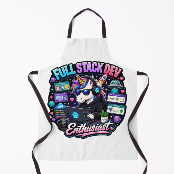 Item preview, Full Stack Developer Enthusiast – Cute Unicorn Programmer Sticker | Kawaii Tech Coding Gift designed and sold by NuniDesigns.