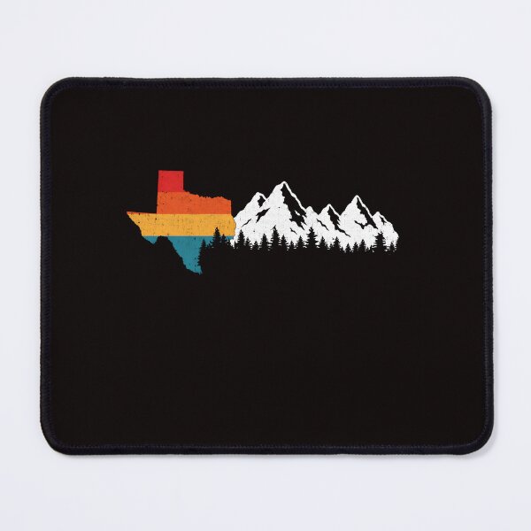 Item preview, Texas Retro Mountains Vintage | Lone Star State Outdoor Adventure Design designed and sold by ronakris009.