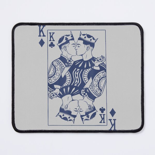 Item preview, King of Hearts Gay Couple Playing Cards LGBTQ Pride Month designed and sold by mjohnson9.