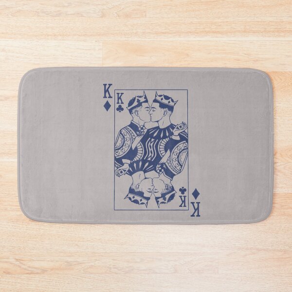Item preview, King of Hearts Gay Couple Playing Cards LGBTQ Pride Month designed and sold by mjohnson9.