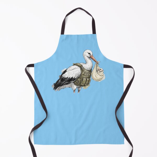 Item preview, Guardian of Life Stork in Tactical Vest Art designed and sold by SoulPT.