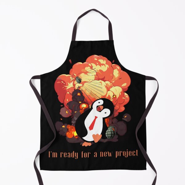Item preview, Cute Penguin Explosion Corporate Humor I'm Ready for a New Project designed and sold by UTkiKK.