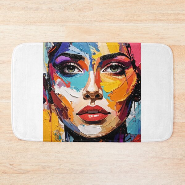 Item preview, a woman's face created from many paints designed and sold by PawelZmich.