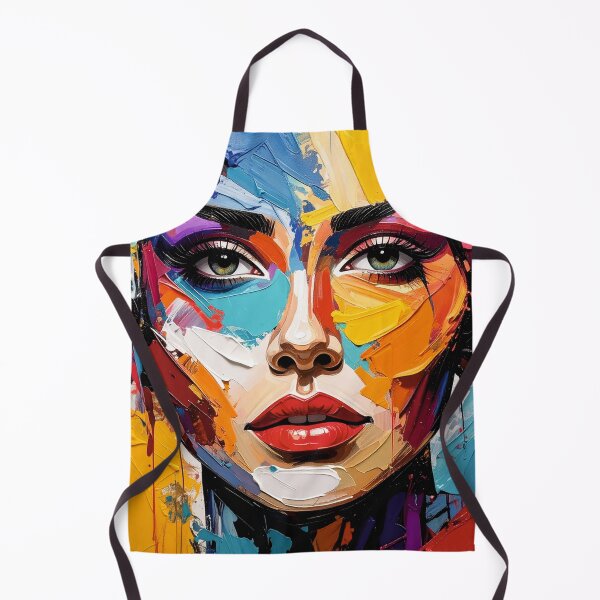 Item preview, a woman's face created from many paints designed and sold by PawelZmich.