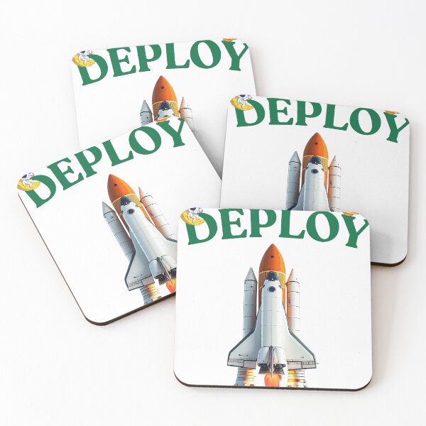 Item preview, Astronaut Space Shuttle Deploy Software Engineer Art designed and sold by GraphixByHub.