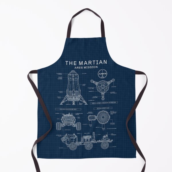 Item preview, The Martian - Ares Mission (Navy Blueprint) designed and sold by BGALAXY.
