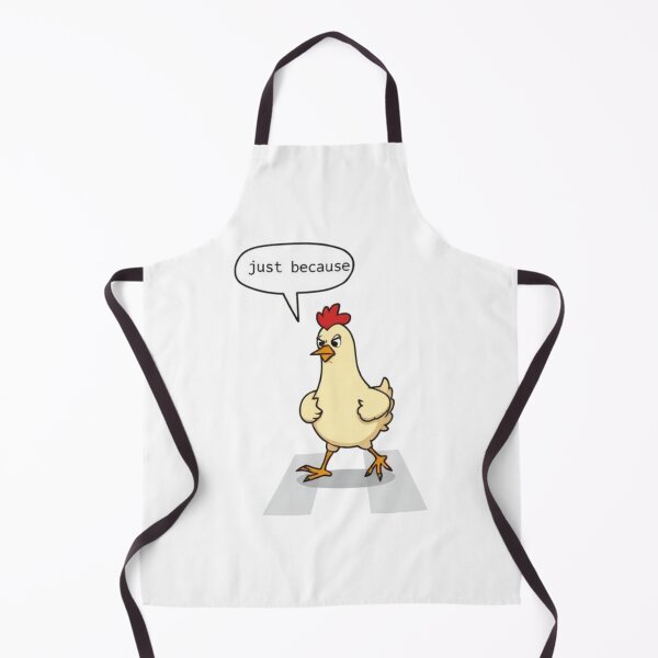 Item preview, Funny Chicken Crossing the Road Just Because designed and sold by BeautifulVibe.