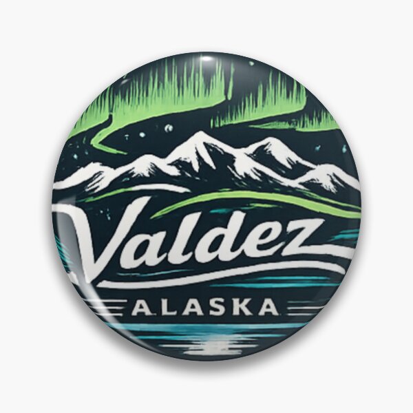 Item preview, Valdez Alaska and the northern lights designed and sold by DamioPolArt.