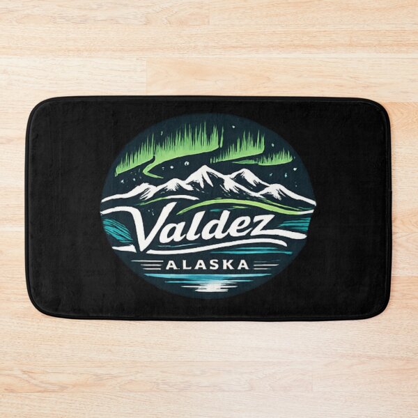 Item preview, Valdez Alaska and the northern lights designed and sold by DamioPolArt.
