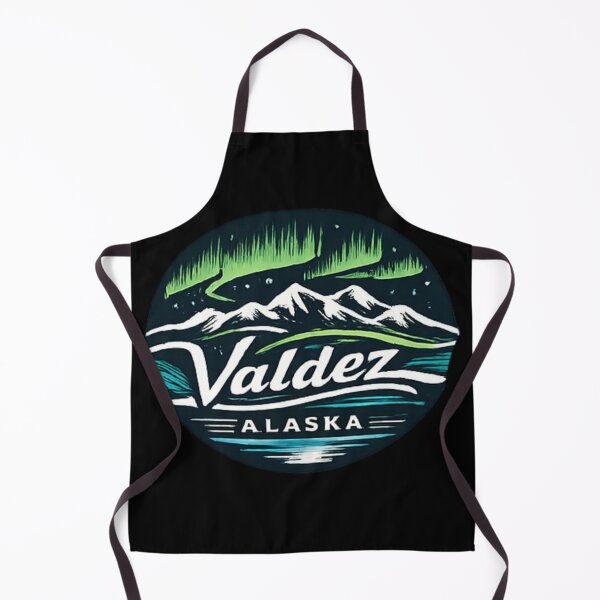 Item preview, Valdez Alaska and the northern lights designed and sold by DamioPolArt.