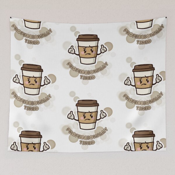 Item preview, Professionally Tired Funny Corporate Burnout Design designed and sold by iamKRUK.