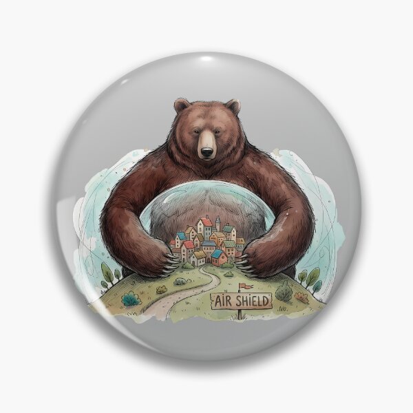 Item preview, Guardian of the Cozy Village watercolor art designed and sold by SoulPT.