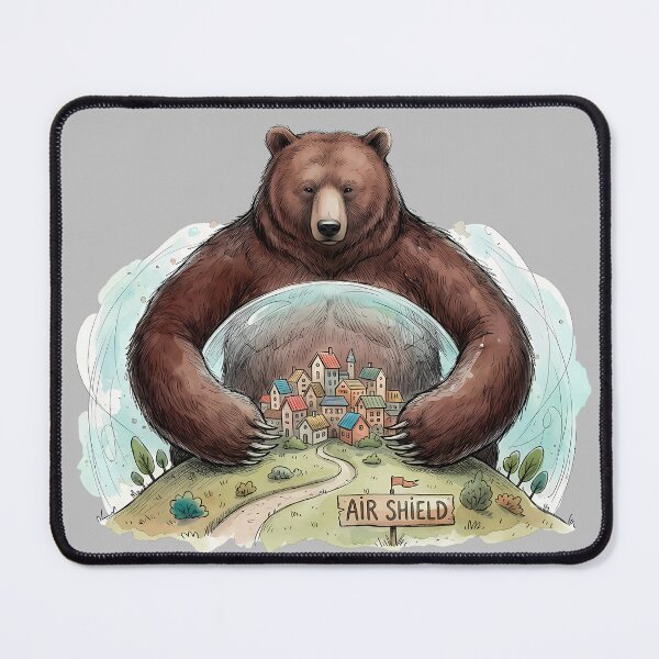 Item preview, Guardian of the Cozy Village watercolor art designed and sold by SoulPT.