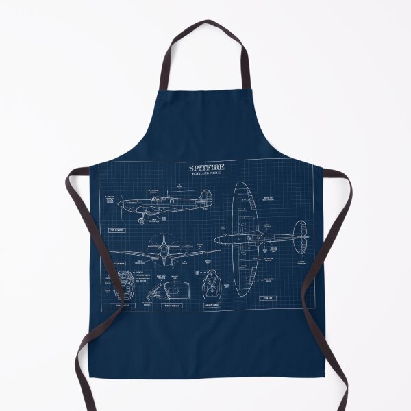 Item preview, SPITFIRE: Royal Air Force (Navy Blueprint) designed and sold by BGALAXY.