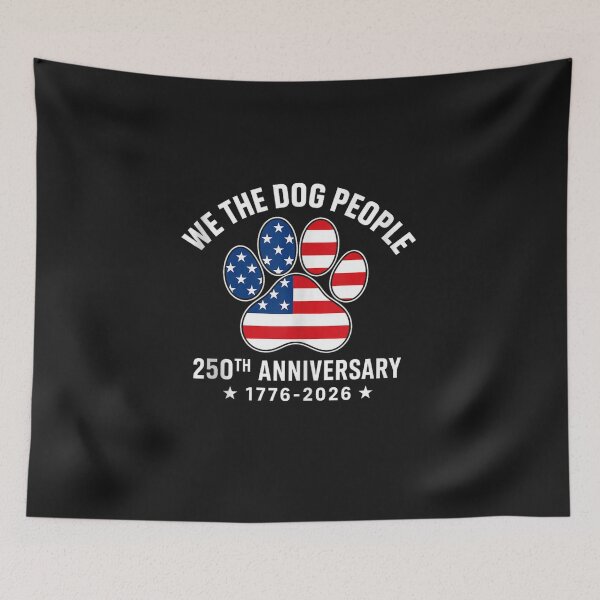 Item preview, 250 Years America USA Dog Paw Anniversary Tank Top designed and sold by FrankIsabel.