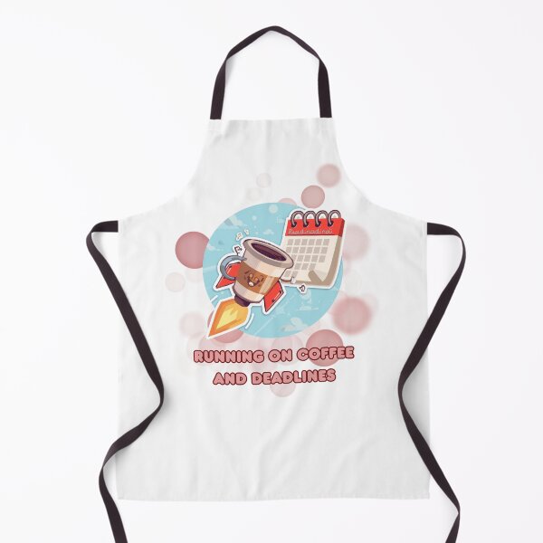 Item preview, Running On Coffee And Deadlines Funny Office Meme designed and sold by iamKRUK.