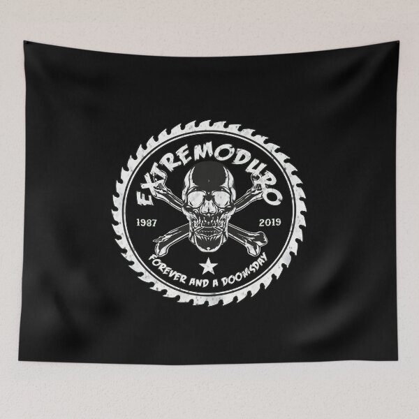 Item preview, Extremoduros Skull Saw Blade Logo 1987-2019 designed and sold by MeanpersonaArt.