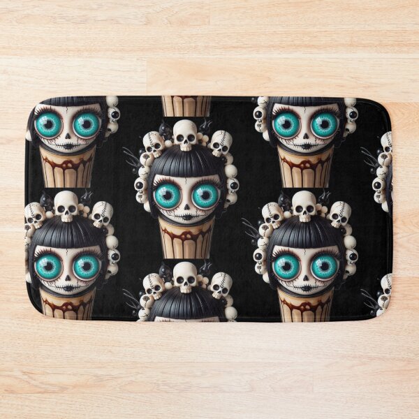 Item preview, Cosmic Coffeehouse Milkshake Doll with Teal Stardust Eyes designed and sold by LujziWorld.