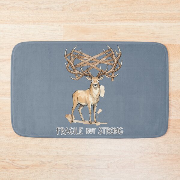 Item preview, Fragile But Strong: Resilient Stag Illustration designed and sold by SoulPT.