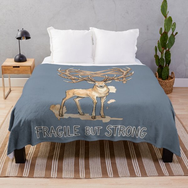 Item preview, Fragile But Strong: Resilient Stag Illustration designed and sold by SoulPT.