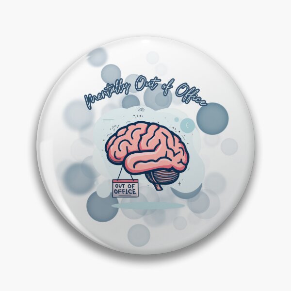 Item preview, Mentally Out Of Office Funny Remote Work Design designed and sold by iamKRUK.