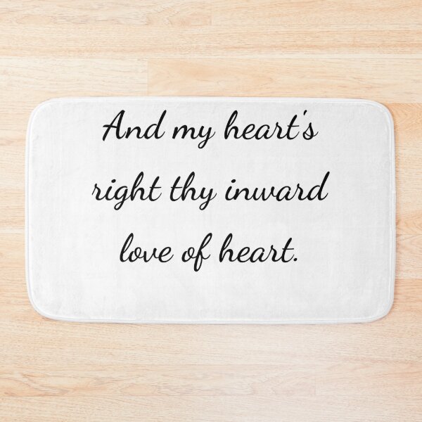 Item preview, "And my heart's right thy inward love of heart." - handwriting black designed and sold by ariksworld.