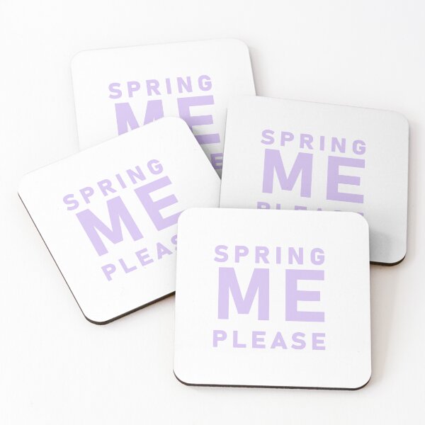 Item preview, Spring Me Please Pastel Purple Typography designed and sold by LekkieStudioArt.