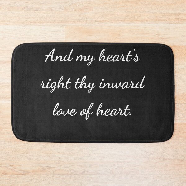 Item preview, "And my heart's right thy inward love of heart." - handwriting white designed and sold by ariksworld.