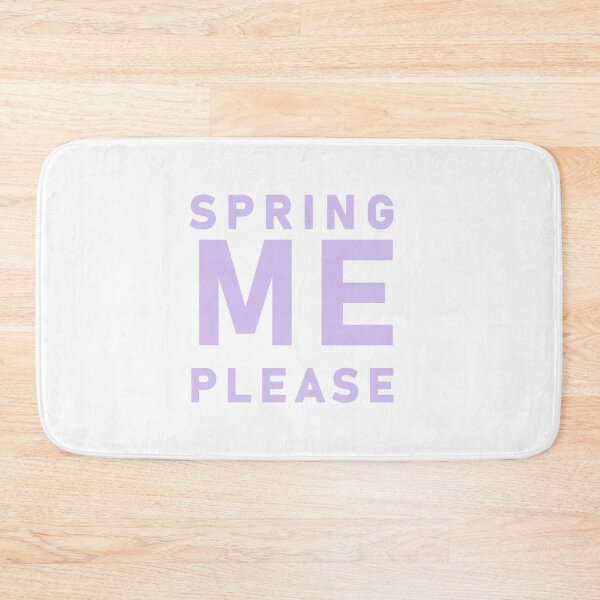 Item preview, Spring Me Please Pastel Purple Typography designed and sold by LekkieStudioArt.