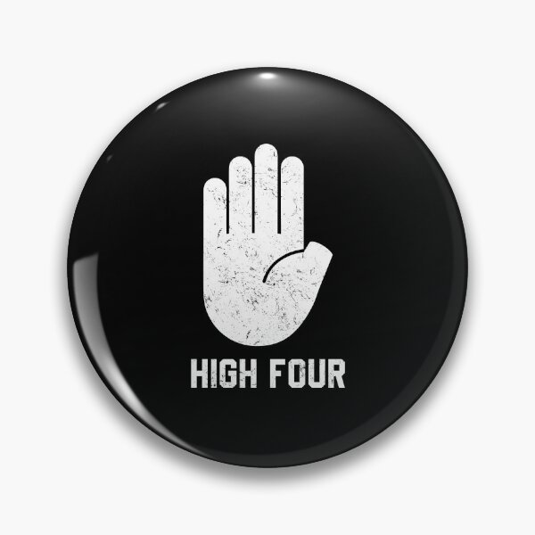 Item preview, High Four - Funny Finger Amputation Gift designed and sold by anerahilsya.