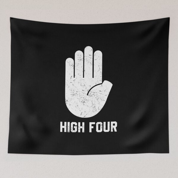 Item preview, High Four - Funny Finger Amputation Gift designed and sold by anerahilsya.