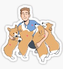 Tj Corgis! Sticker