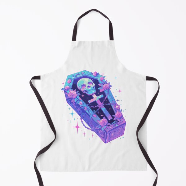 Item preview, Pastel Goth Coffin Skeleton Portrait Art designed and sold by Tinycraftyalien.