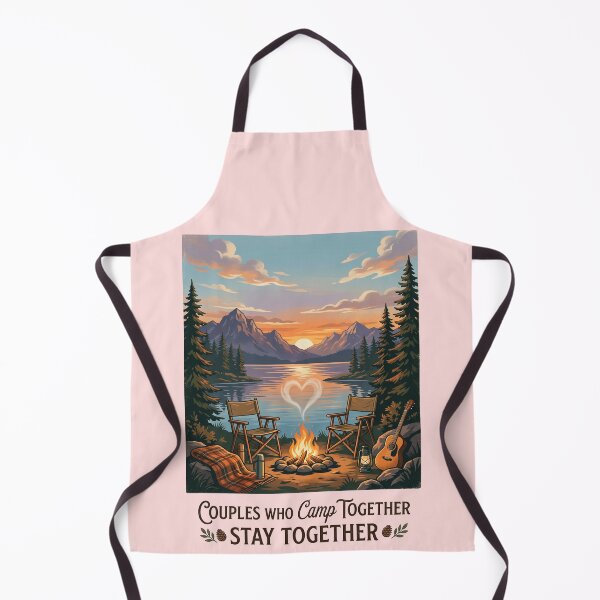 Item preview, Couples Who Camp Together Stay Together - Romantic Campfire Design designed and sold by PGRprint.