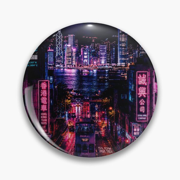 Item preview, Neon Cyber City Reflections in a Rainy Futuristic Night designed and sold by ferminhays.