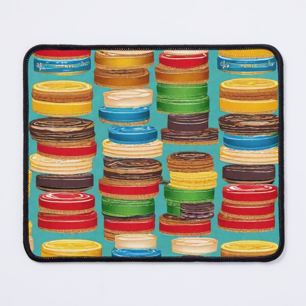 Item preview, Vintage Colorful Sandwich Biscuit Cookies Pattern designed and sold by CatandTea.