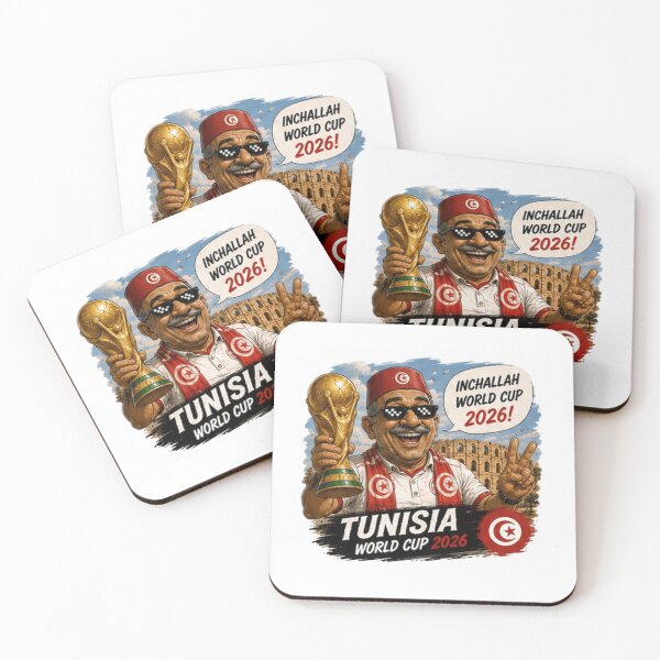 Item preview, Funny Tunisia World Cup 2026 Sticker designed and sold by Pixanova.