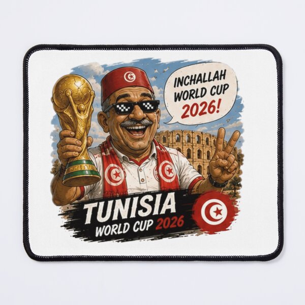 Item preview, Funny Tunisia World Cup 2026 Sticker designed and sold by Pixanova.