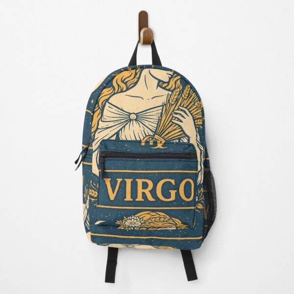 Item preview, Virgo Zodiac Goddess, Fantasy Astrology Art, Magical Maiden with Wheat and Glowing Horoscope Sign Birthday Gift designed and sold by Zaitmiprints.