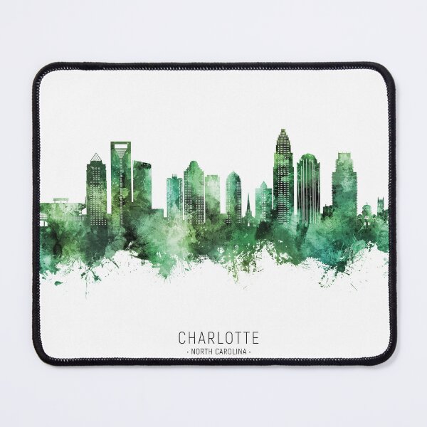 Item preview, Charlotte North Carolina Skyline designed and sold by ArtPrints.
