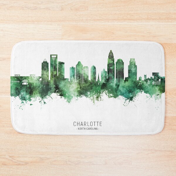 Item preview, Charlotte North Carolina Skyline designed and sold by ArtPrints.