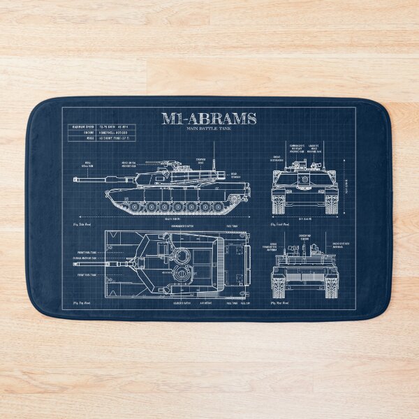 Item preview, M1 ABRAMS- Main Battle Tank (Navy Blueprint) designed and sold by BGALAXY.
